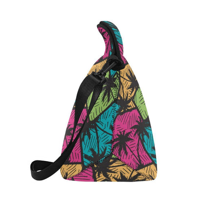 Palm Tree Pattern Print Design PT09 Neoprene Lunch Bag-JorJune