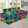 Palm Tree Pattern Print Design PT09 Sofa Slipcover-JORJUNE.COM