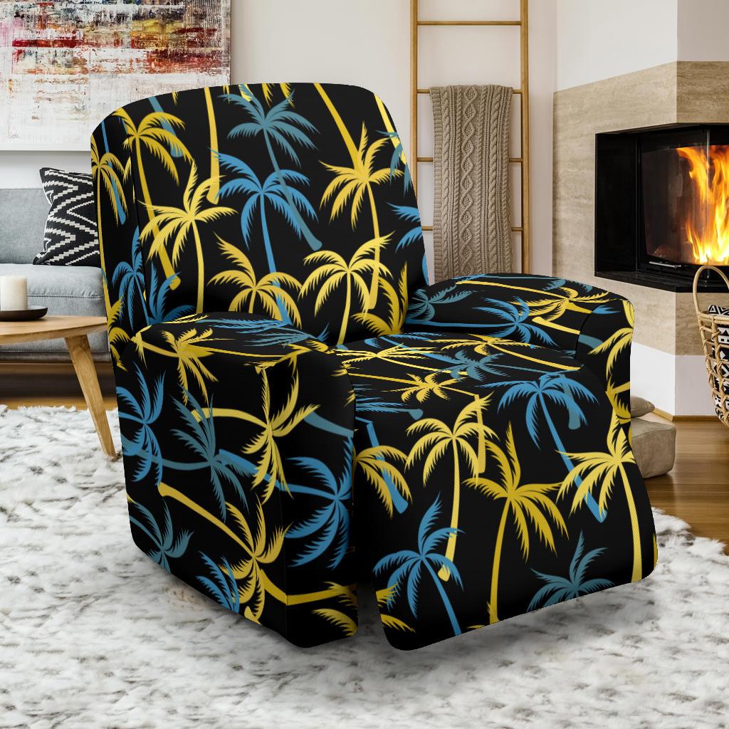 Palm Tree Pattern Recliner Slipcover-JORJUNE.COM