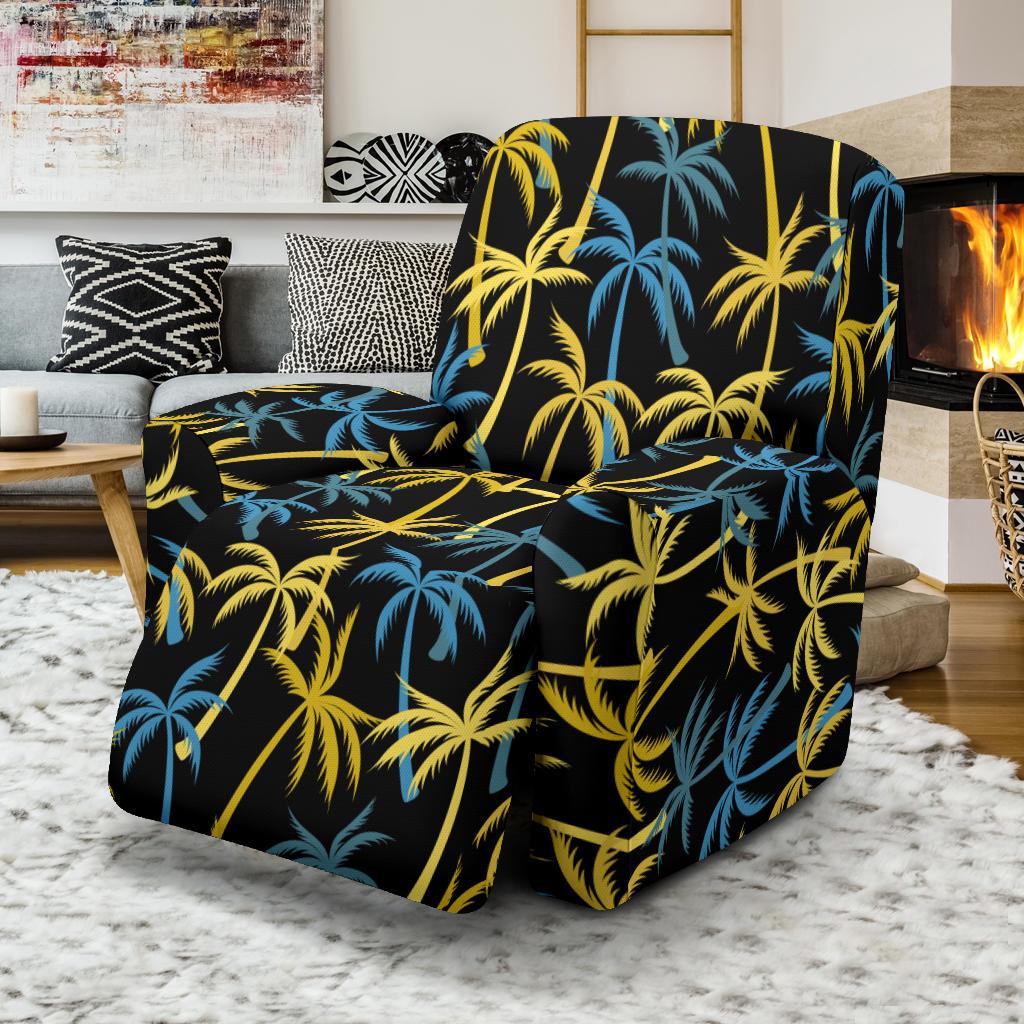 Palm Tree Pattern Recliner Slipcover-JORJUNE.COM
