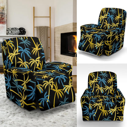 Palm Tree Pattern Recliner Slipcover-JORJUNE.COM
