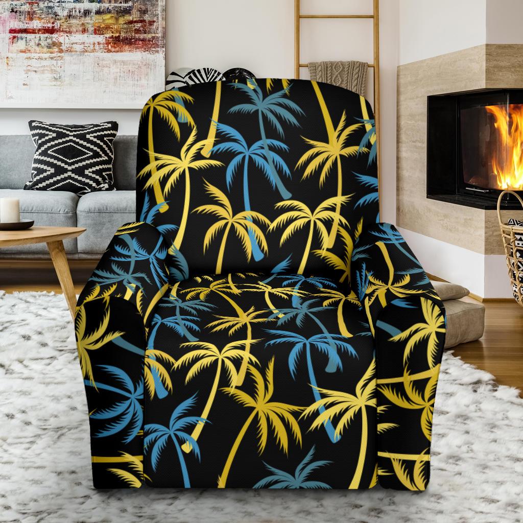 Palm Tree Pattern Recliner Slipcover-JORJUNE.COM