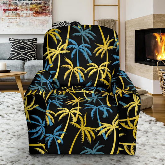 Palm Tree Pattern Recliner Slipcover-JORJUNE.COM