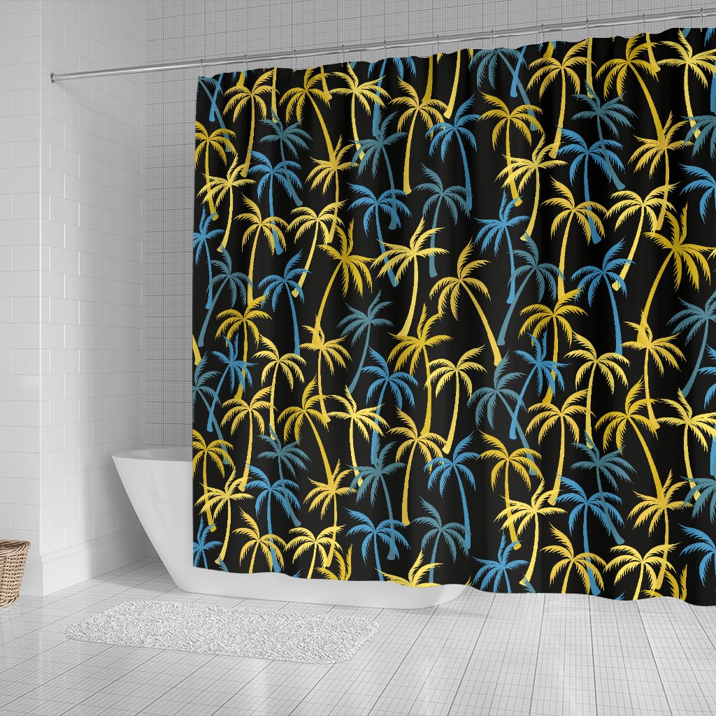 Palm Tree Pattern Shower Curtain