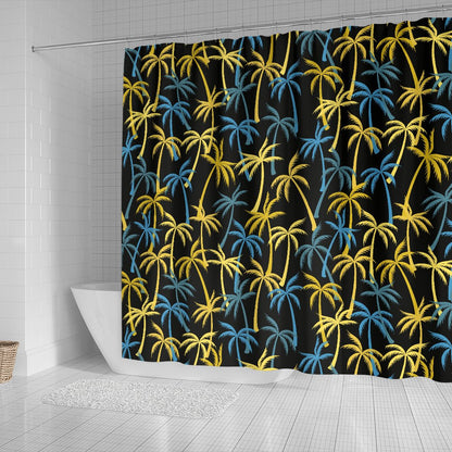 Palm Tree Pattern Shower Curtain