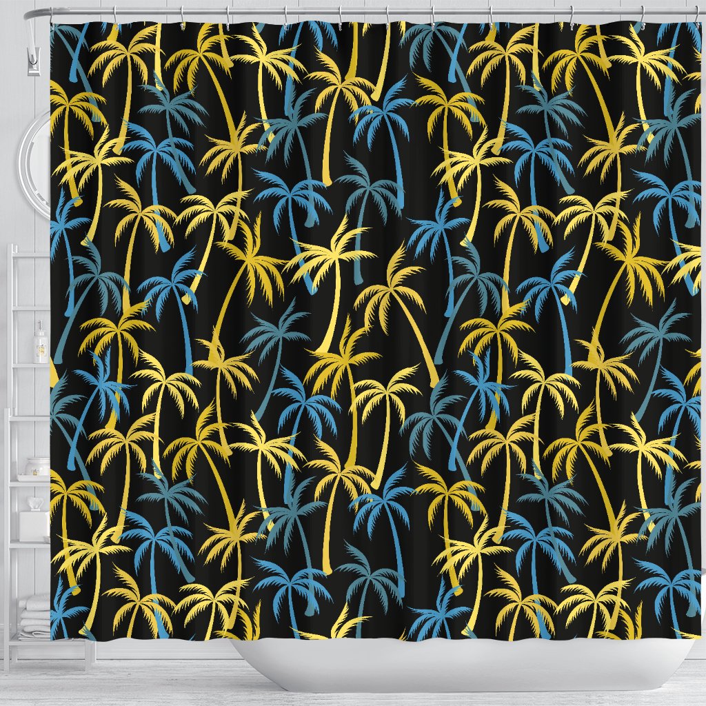 Palm Tree Pattern Shower Curtain