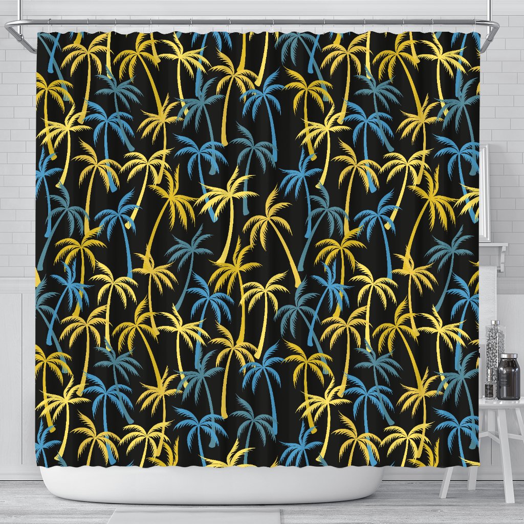 Palm Tree Pattern Shower Curtain