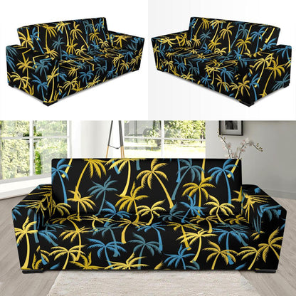 Palm Tree Pattern Sofa Slipcover-JORJUNE.COM