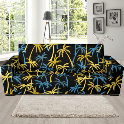 Palm Tree Pattern Sofa Slipcover-JORJUNE.COM