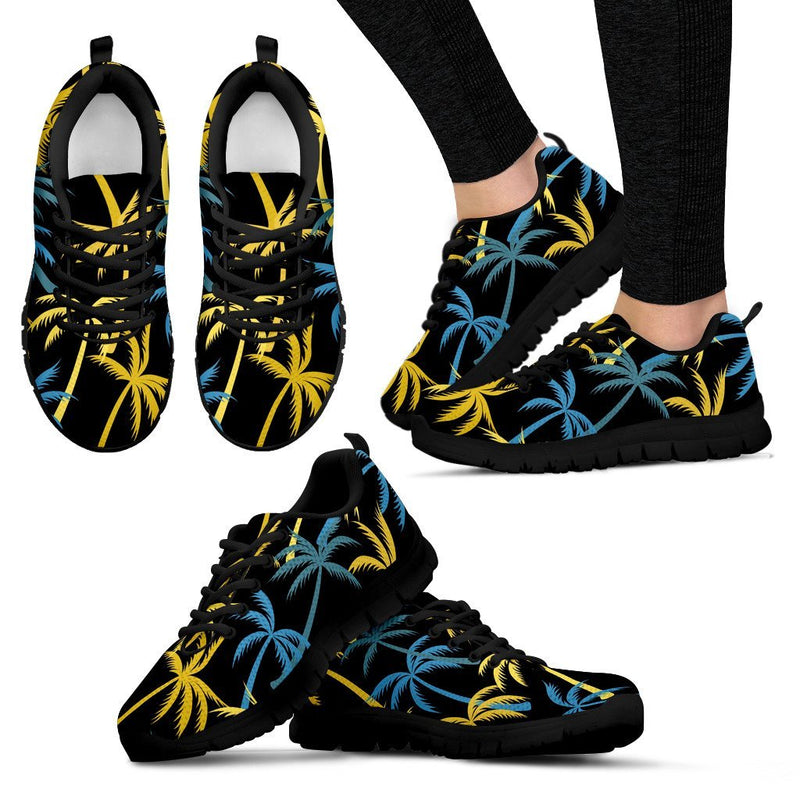 Palm Tree Pattern Women Sneakers