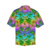 Palm Tree Rainbow Pattern Men Hawaiian Shirt