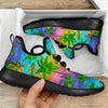 Palm Tree Rainbow Pattern Mesh Knit Sneakers Shoes