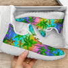 Palm Tree Rainbow Pattern Mesh Knit Sneakers Shoes