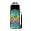 Palm Tree Rainbow Pattern Wallet Phone Case