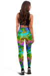 Palm Tree Rainbow Pattern Women Leggings