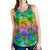 Palm Tree Rainbow Pattern Women Racerback Tank Top