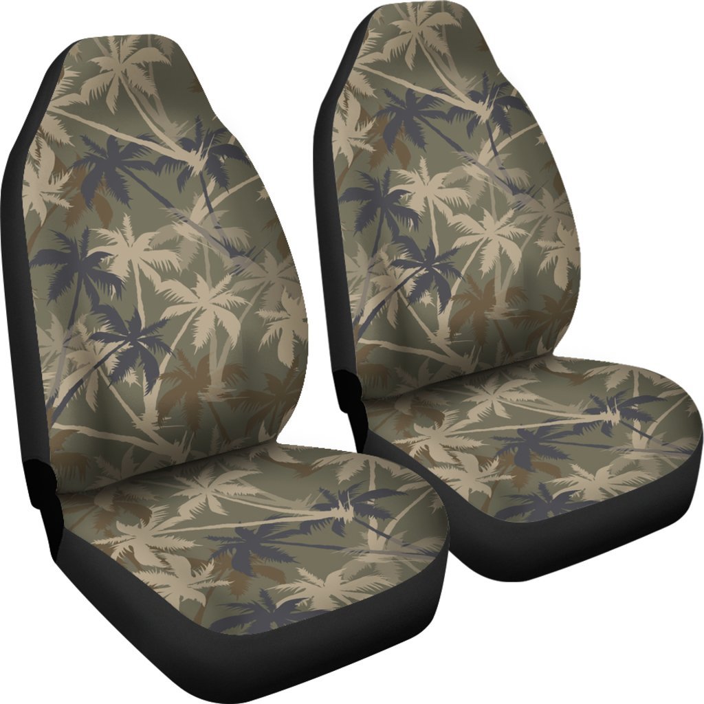 Palm Tree Camouflage Universal Fit Car Seat Covers