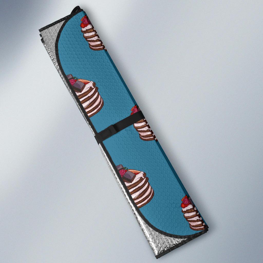 Pancake Pattern Print Design A03 Car Sun Shades-JORJUNE.COM