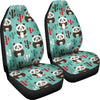 Panda Bear Cute Themed Print Universal Fit Car Seat Covers-JorJune