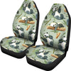 Panda Bear Design Bamboo Print Universal Fit Car Seat Covers-JorJune