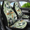 Panda Bear Design Bamboo Print Universal Fit Car Seat Covers-JorJune