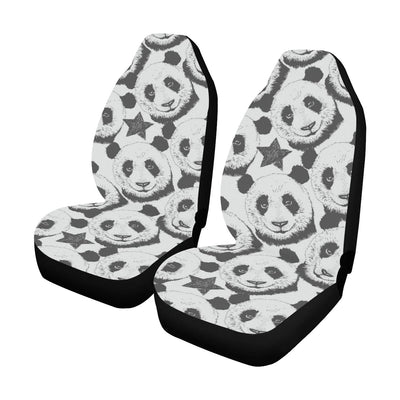 Panda Pattern Print Design A02 Car Seat Covers (Set of 2)-JORJUNE.COM