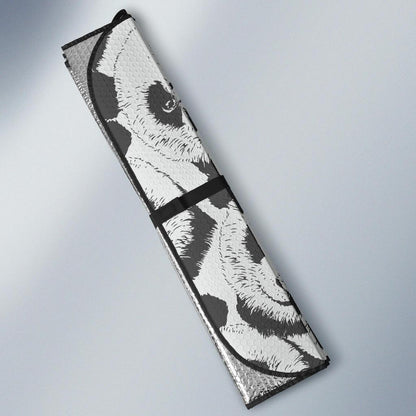 Panda Pattern Print Design A02 Car Sun Shades-JORJUNE.COM