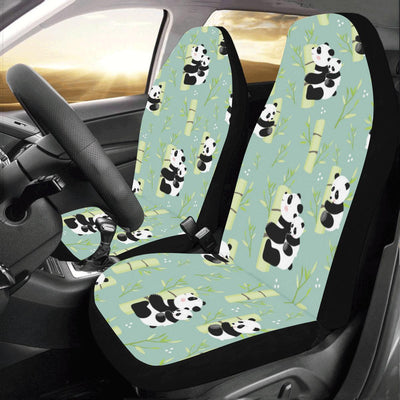 Panda Pattern Print Design A03 Car Seat Covers (Set of 2)-JORJUNE.COM