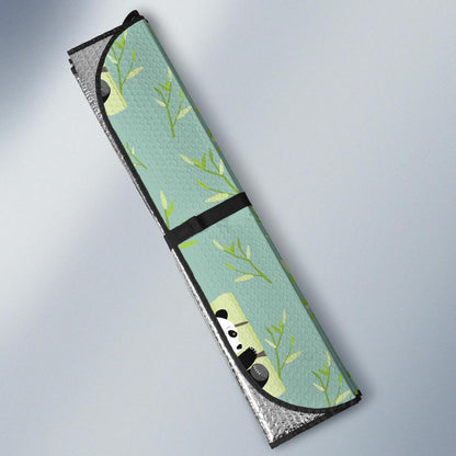 Panda Pattern Print Design A03 Car Sun Shades-JORJUNE.COM