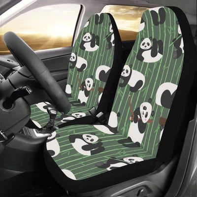 Panda Pattern Print Design A04 Car Seat Covers (Set of 2)-JORJUNE.COM