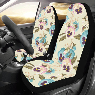 Pansy Pattern Print Design A02 Car Seat Covers (Set of 2)-JORJUNE.COM