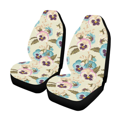 Pansy Pattern Print Design A02 Car Seat Covers (Set of 2)-JORJUNE.COM