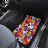 Pansy Pattern Print Design PS01 Car Floor Mats-JORJUNE.COM