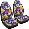 Pansy Pattern Print Design PS02 Universal Fit Car Seat Covers-JorJune