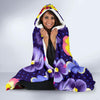 Pansy Pattern Print Design PS04 Hooded Blanket-JORJUNE.COM