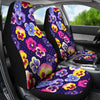 Pansy Pattern Print Design PS04 Universal Fit Car Seat Covers-JorJune