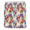 Pansy Pattern Print Design PS06 Duvet Cover Bedding Set-JORJUNE.COM