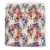 Pansy Pattern Print Design PS06 Duvet Cover Bedding Set-JORJUNE.COM