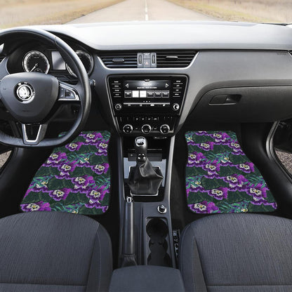 Pansy Pattern Print Design PS07 Car Floor Mats-JORJUNE.COM