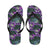 Pansy Pattern Print Design PS07 Flip Flops-JorJune