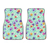 Pansy Pattern Print Design PS08 Car Floor Mats-JORJUNE.COM