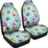 Pansy Pattern Print Design PS08 Universal Fit Car Seat Covers-JorJune