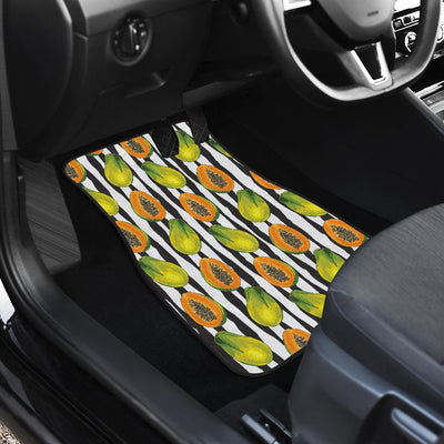 Papaya Pattern Print Design PP01 Car Floor Mats-JORJUNE.COM