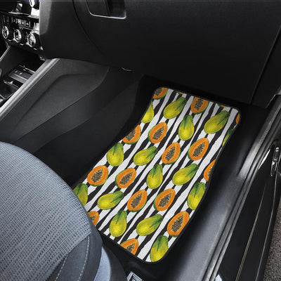 Papaya Pattern Print Design PP01 Car Floor Mats-JORJUNE.COM