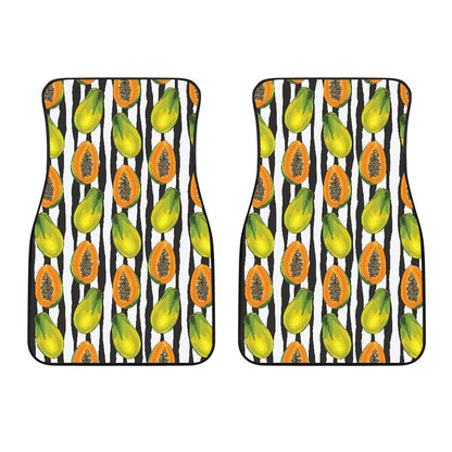 Papaya Pattern Print Design PP01 Car Floor Mats-JORJUNE.COM