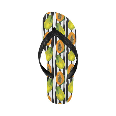 Papaya Pattern Print Design PP01 Flip Flops-JorJune