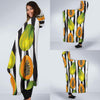 Papaya Pattern Print Design PP01 Hooded Blanket-JORJUNE.COM