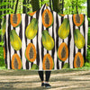 Papaya Pattern Print Design PP01 Hooded Blanket-JORJUNE.COM