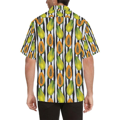 Papaya Pattern Print Design PP01 Men Hawaiian Shirt-JorJune