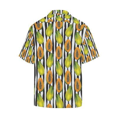 Papaya Pattern Print Design PP01 Men Hawaiian Shirt-JorJune